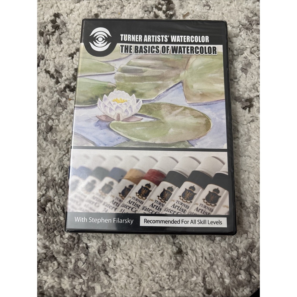 The Basics of Watercolor Training DVD Turner Artists Stephen Filarsky New